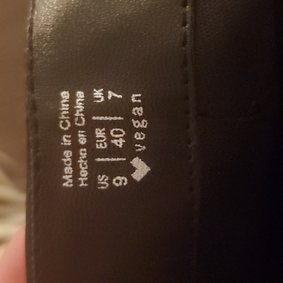 Black Zip Call It Spring Booties 8½ - Picture 7 of 8